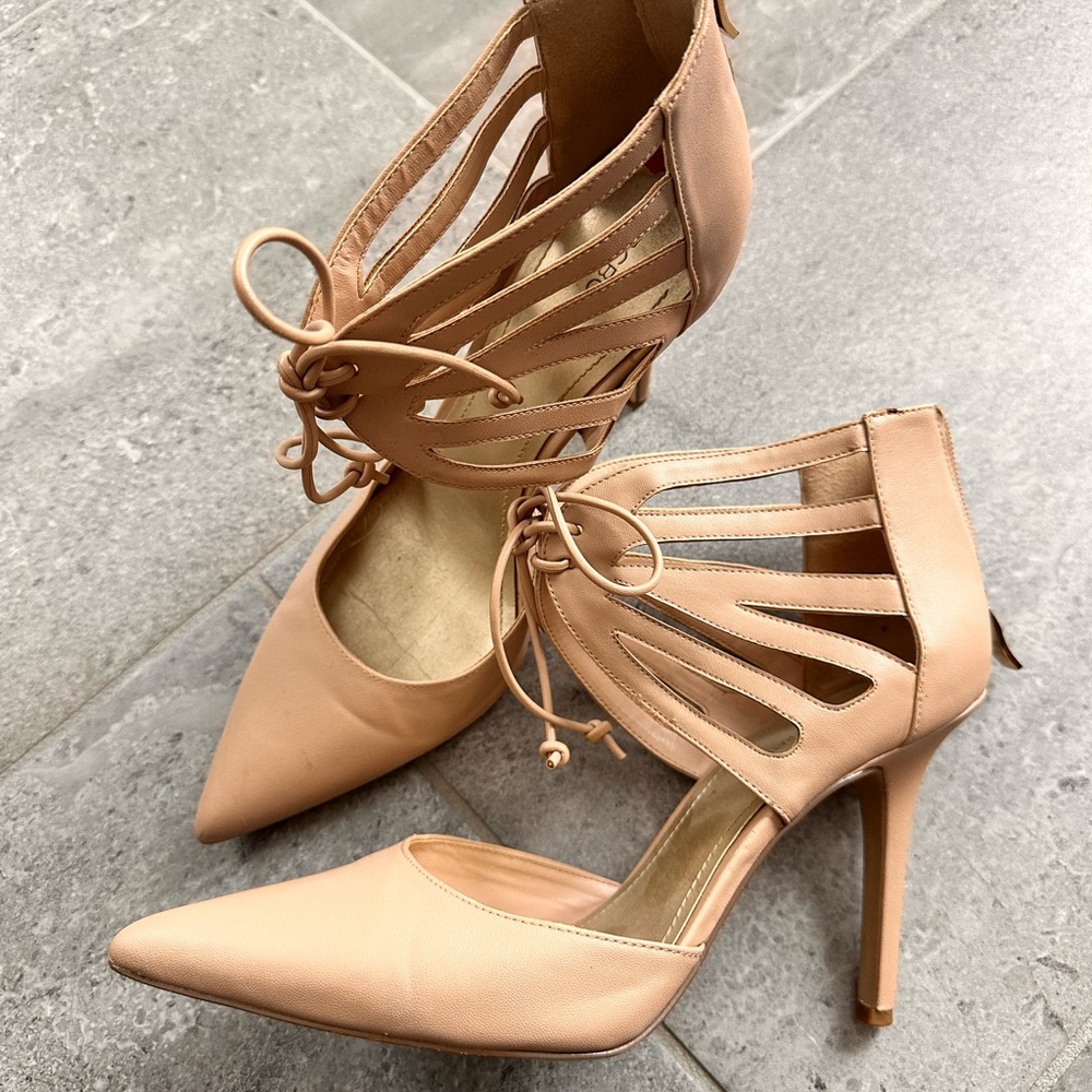 BCBG Delphina Cage Pump